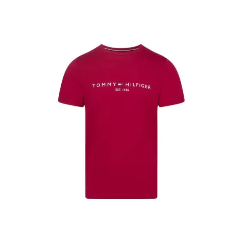 Tommy Hilfiger T-Shirts Men Berry Red