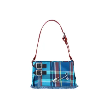 Vivienne Westwood Virgin Wool Handbag, Shoulder Bag Women's Blue