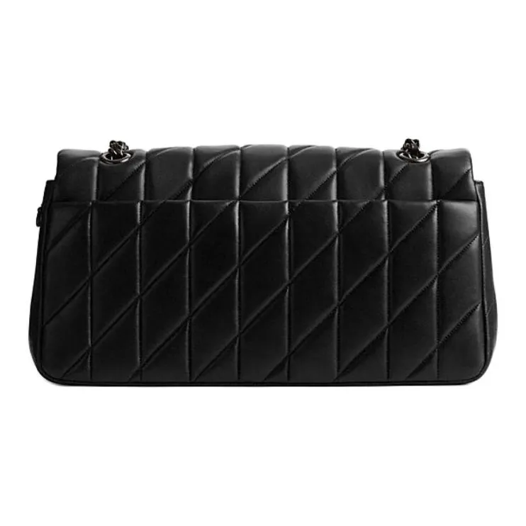 COACH Tabby Sheepskin Crossbody Bag, Shoulder Bag Medium Size Women's Black-2