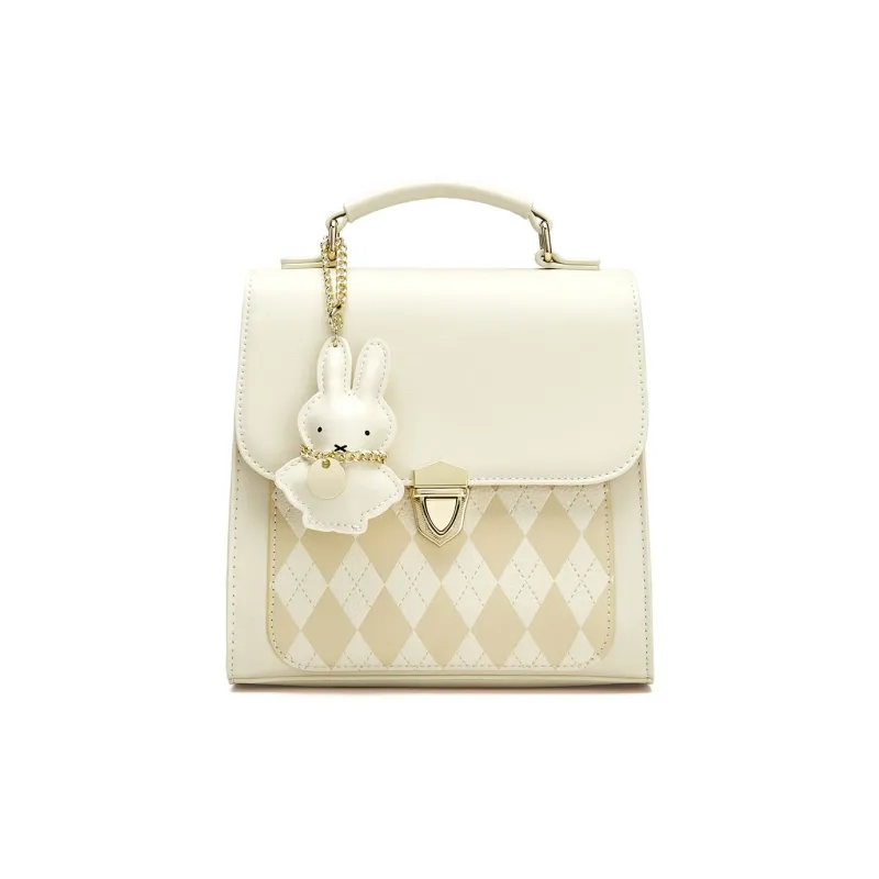 JOSINY PU Backpacks Crossbody Bags Regular Women's Light Yellow/Light Green-0