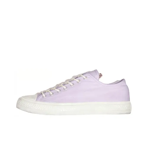 Acne Studios Canvas Shoes Men Low-Top Light Purple