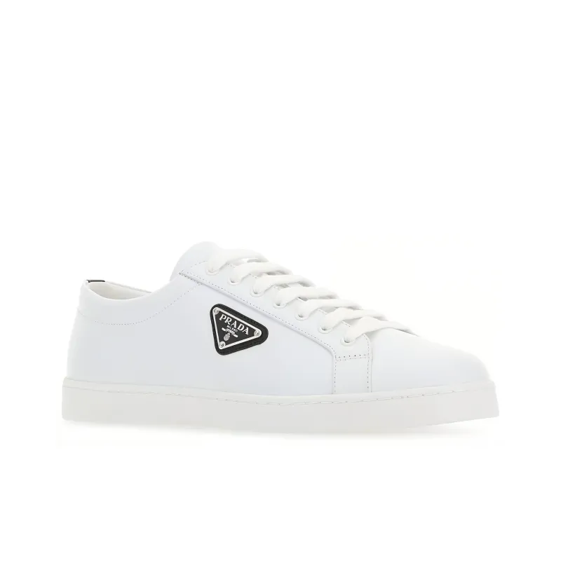 PRADA Stylish Skateboarding Shoes Men's White Black-2