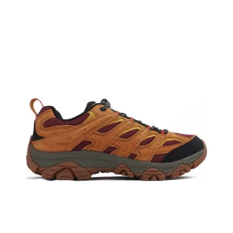 MERRELL MOAB 3 GTX Slip-Resistant Low-Top Outdoor Shoes Men's Yellow Red-1