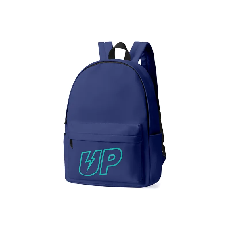 TURN UP Polyester Backpack Regular Unisex Blue-1