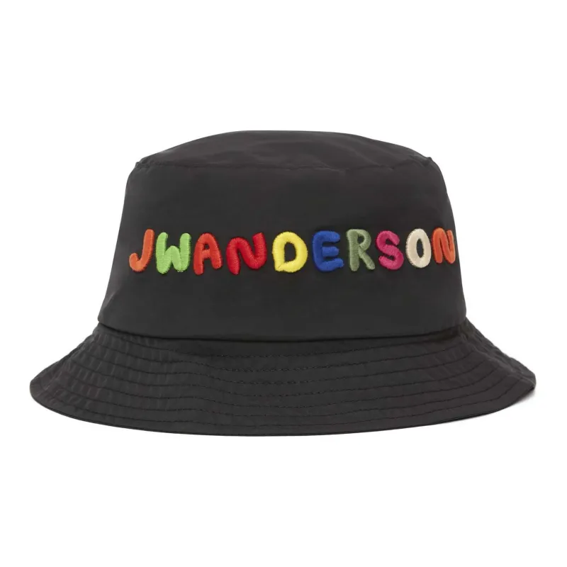 JW Anderson Logo Embroidered Bucket Hat-1