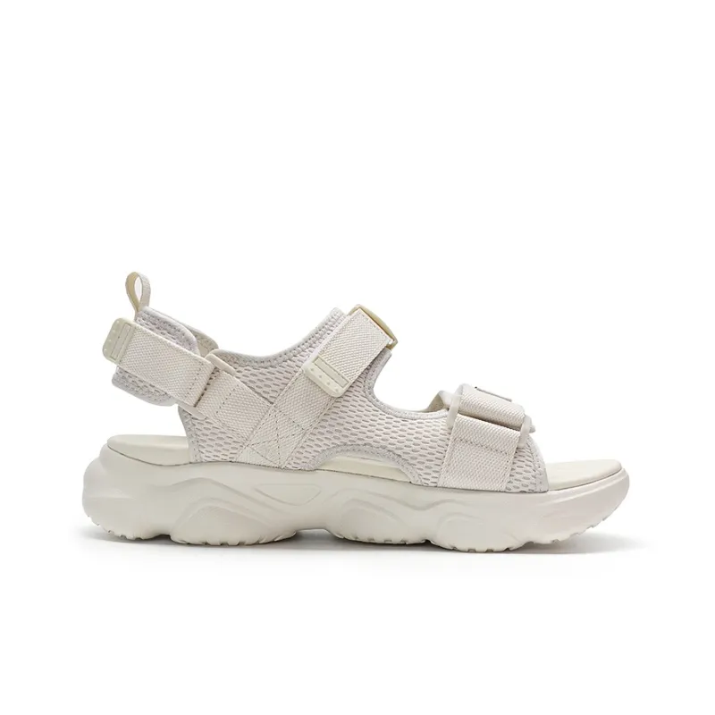 XTEP Beach Sandals Men's White Sand Gray-1