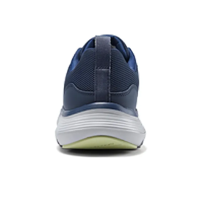 Skechers Wear Resistant Breathable Rebound Support Low Top Casual Shoes Men's Blue-3