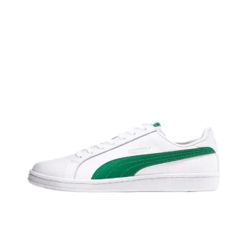 PUMA Smash Leather Green/White