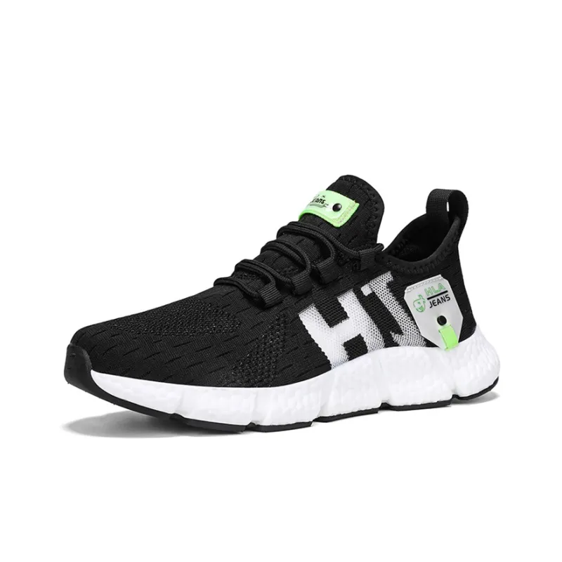 HLA JEANS Cushioning Abrasion Resistant Breathable Low Top Running Shoes Unisex-2