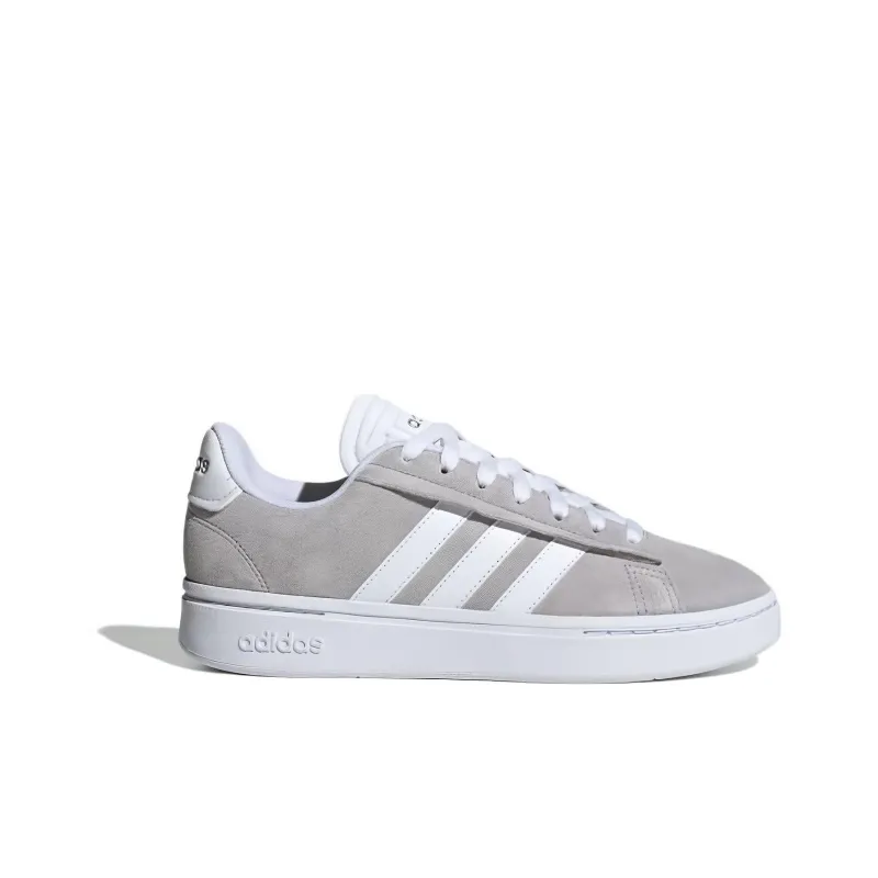 Adidas Grand Court Alpha Grey Cloud White Silver Metallic Women's-1