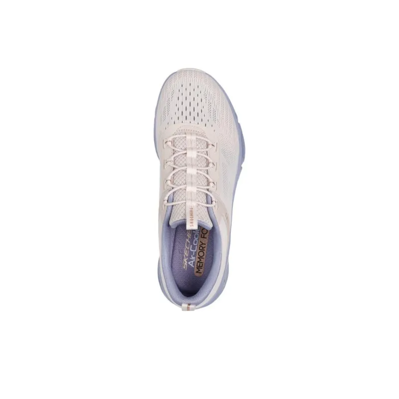 Skechers Cushioned Slip Resistant Low Top Shoes Women's Pink Purple-3