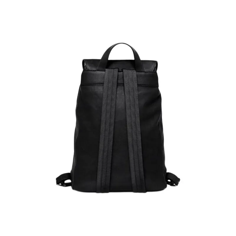 LONGCHAMP Leather Backpack Large Size Unisex Black-2