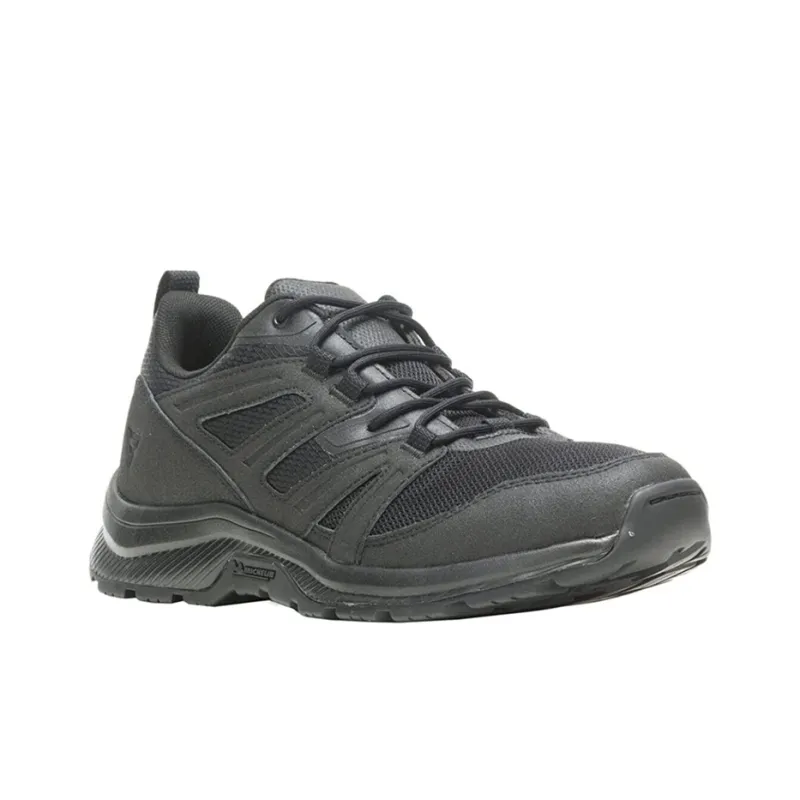 BATES E04100 Cushioned Slip-Resistant Breathable Low-Top Running Shoes Men's Black-4