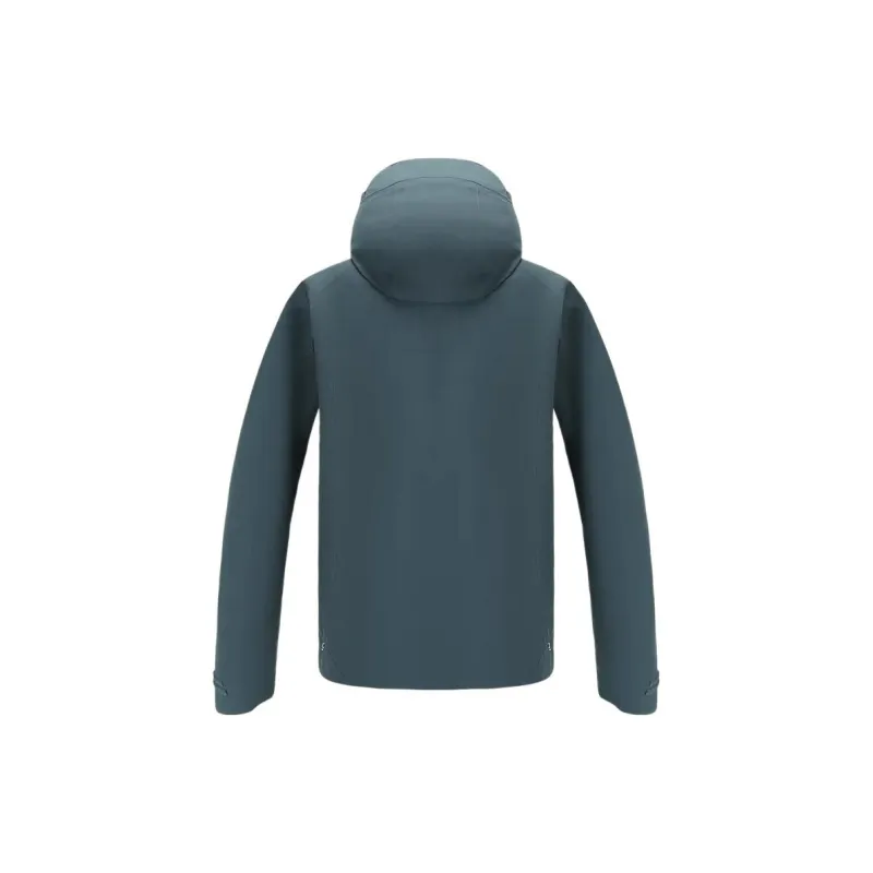 DECATHLON MH500 Water-Resistant Windproof Breathable Windbreaker Jacket Men's Deep Cyan Brick-2