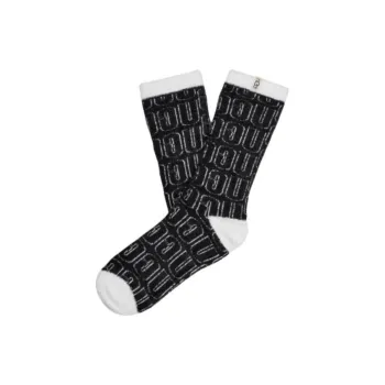 UGG Mid-Calf Socks Unisex 1 Pack Black