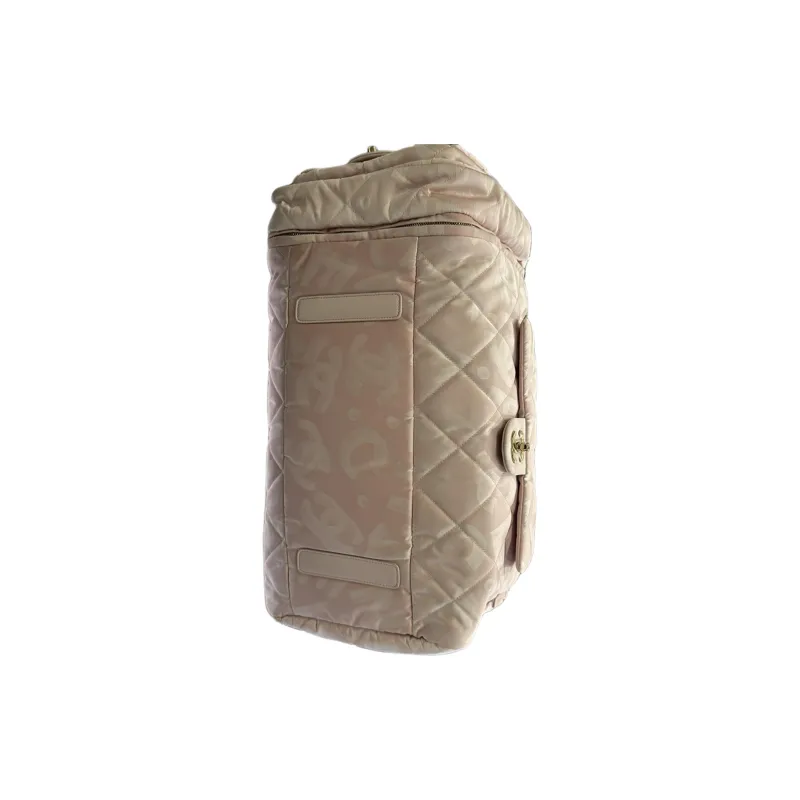 CHANEL Fabric Handbag Travel Bag Unisex-3