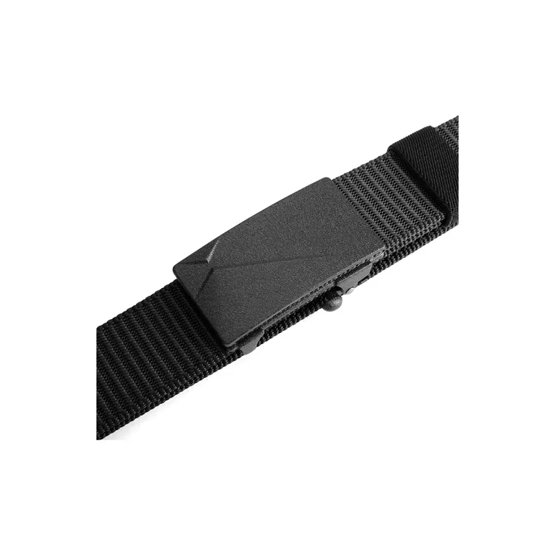POLO Fabric Leather Belts Men's Gunmetal Width: 3.5cm-4