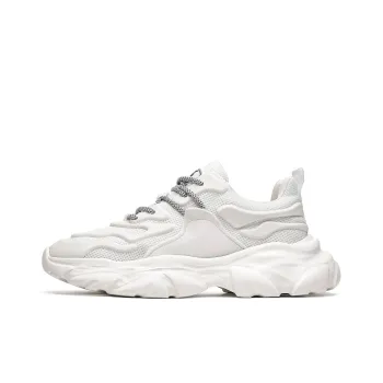 15 MINS Chunky Sneakers Men Low Top White