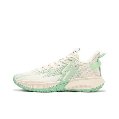361° Anti Slip Wear Resistant Low Top Basketball Shoes Men's Green