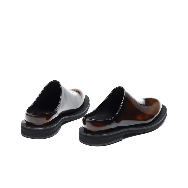 ASTON M.JAZZ Rubber Sole Wrap toe Slippers Men's-10