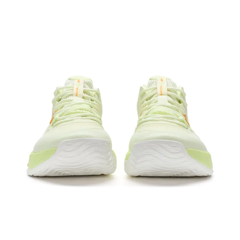 XTEP Cushioned Wear Resistant Slip Resistant Low Top Basketball Shoes Men's Light Jasmine-5