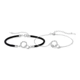 Heart-linked couple bracelet [couple]
