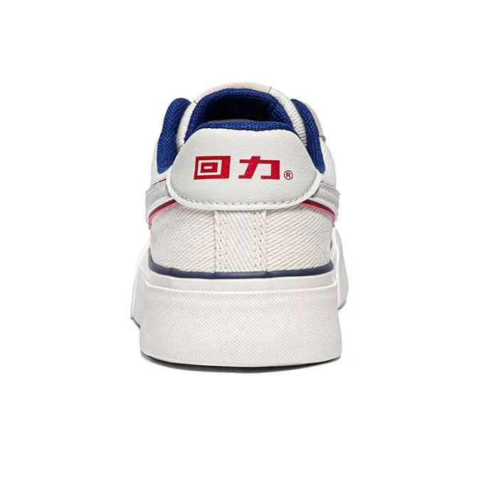 Warrior Durable Lightweight And Breathable Low Top Canvas Shoes Women's Beige Gray Red-2