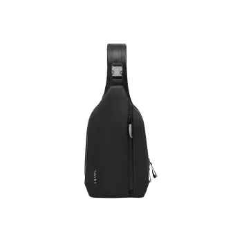 TINYAT Polyester Sling Bag Small Size Unisex Black/Gray