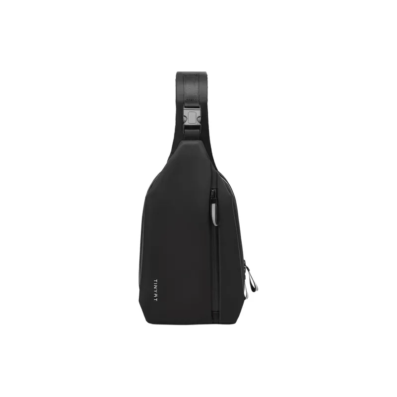 TINYAT Polyester Sling Bag Small Size Unisex Black/Gray-0