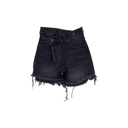 R13 Denim Shorts Women's Black