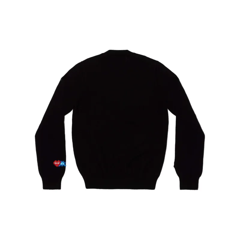CDG Play Sweaters Women's Black-1