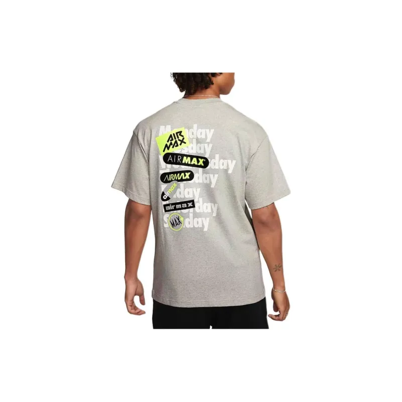 Nike Air Max T Shirts Men Gray-1