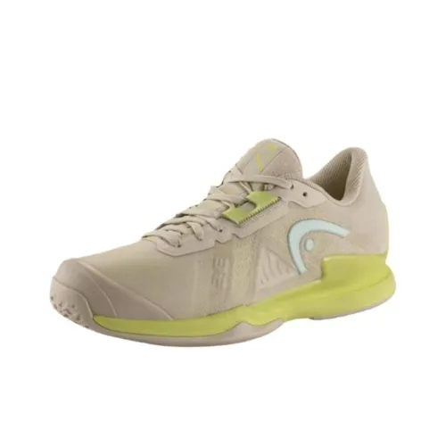 HEAD Tennis Shoes Women's Low-Top Cream Powder/neon Yellow