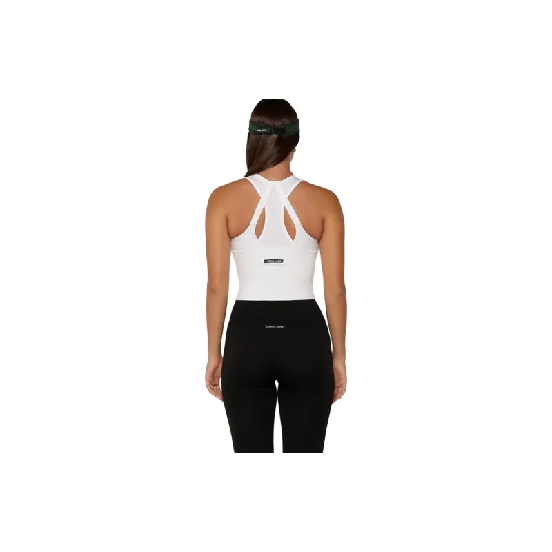 LORNA JANE Seamless Sport Vests Women's Classic White-1