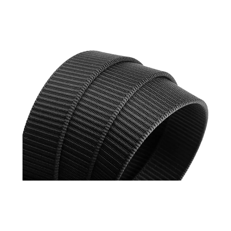 POLO Fabric Leather Belts Men's Gunmetal Width: 3.5cm-7