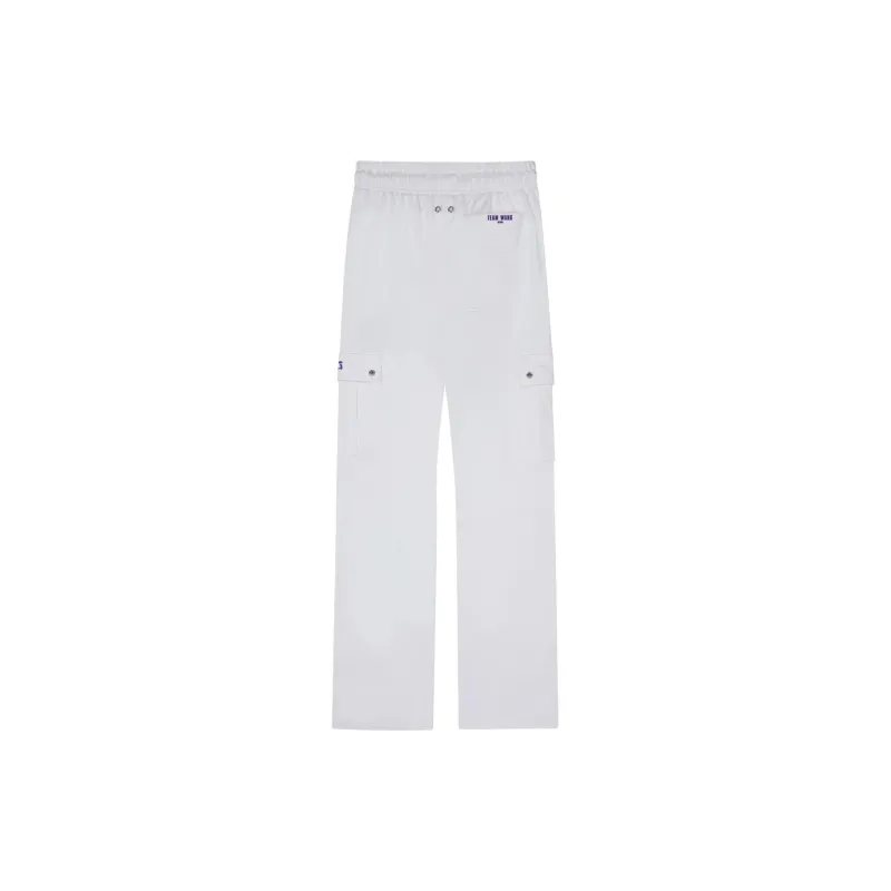 TEAM WANG Cotton Cargo Track Pants-3