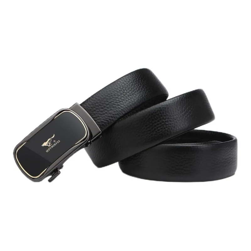 SEPTWOLVES Business Advanced Comfortable Genuine Leather Leather Belts Men's-0