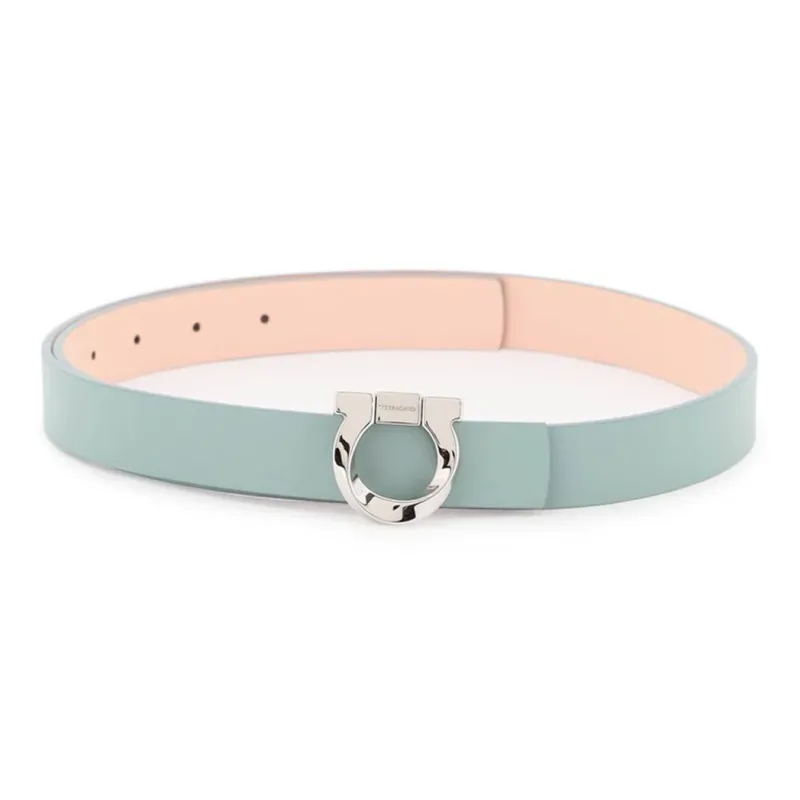 Ferragamo Reversible Belt With Torchon Gancini-0