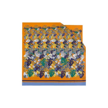 WENSLI Silk Scarves Women's Forest Blossoms In Splendor