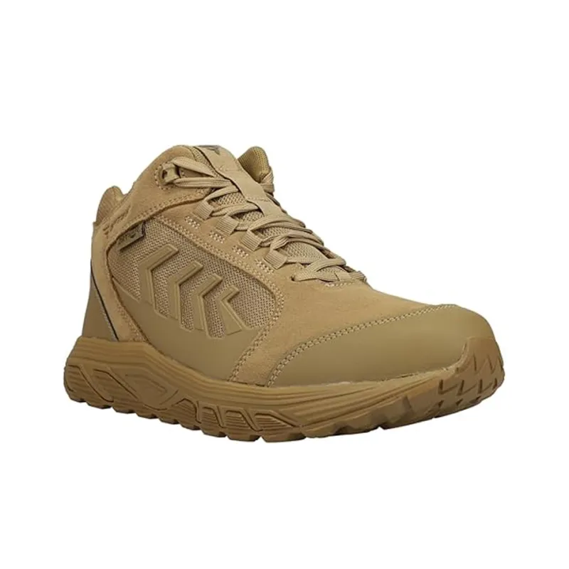 BATES E01044 Rush Cushioned Wear-Resistant Breathable High-Top Outdoor Shoes Men's Brown-4