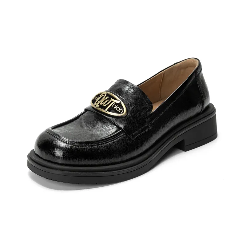 Q.VONTON Loafers Women's Black-2