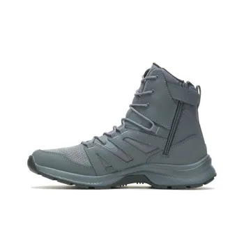 BATES Cushioning Anti-Slip And Wear-Resistant High-Top Outdoor Shoes Men's Gray