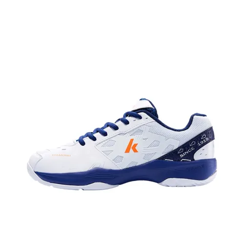Kawasaki Star Veins Coverage Impact-Resistant Low-Top Professional Badminton Shoes Unisex