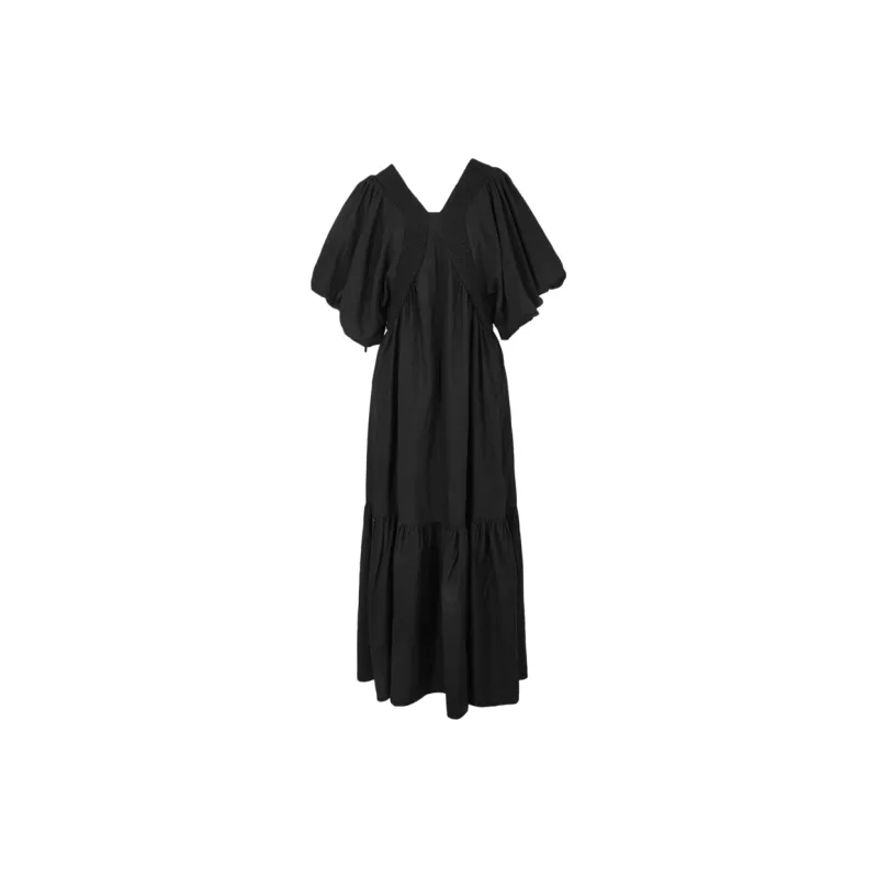 3COLOUR Short Sleeved Dresses Women's Classic Black-1