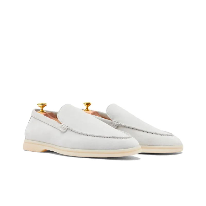 SCAROSSO Ludovico Round Toe Slip On Loafers-2
