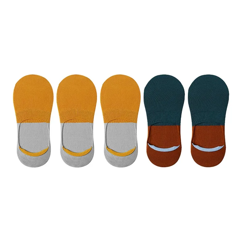 Taste The Color No Show Socks Unisex 5 Pack-3