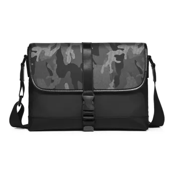 Slazenger Water Resistant Membrana Dermalis Shoulder Bag Crossbody Bag Unisex Black