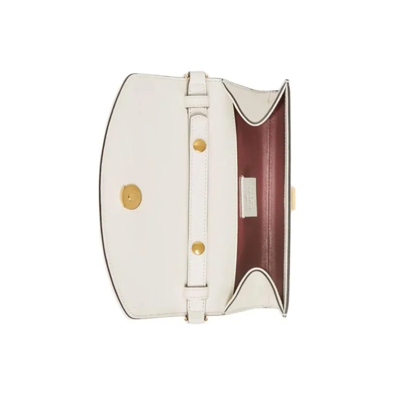 GUCCI Zumi Leather Handbag Shoulder Bag Crossbody Bag Mini Women's White-6