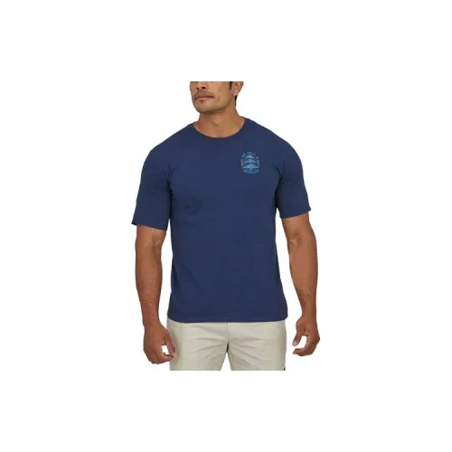 Patagonia Responsibili-Tee T-Shirts Men Blue/Current Blue