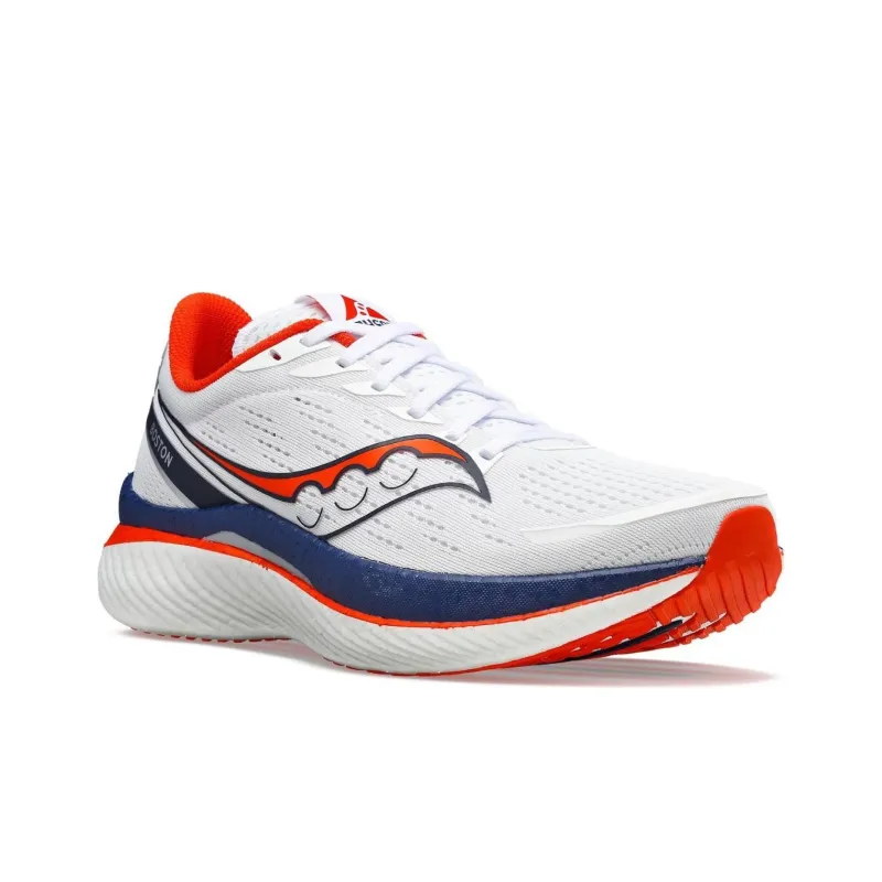 Saucony Endorphin Speed 3 Running Shoes Men Low Top White Blue Orange-2